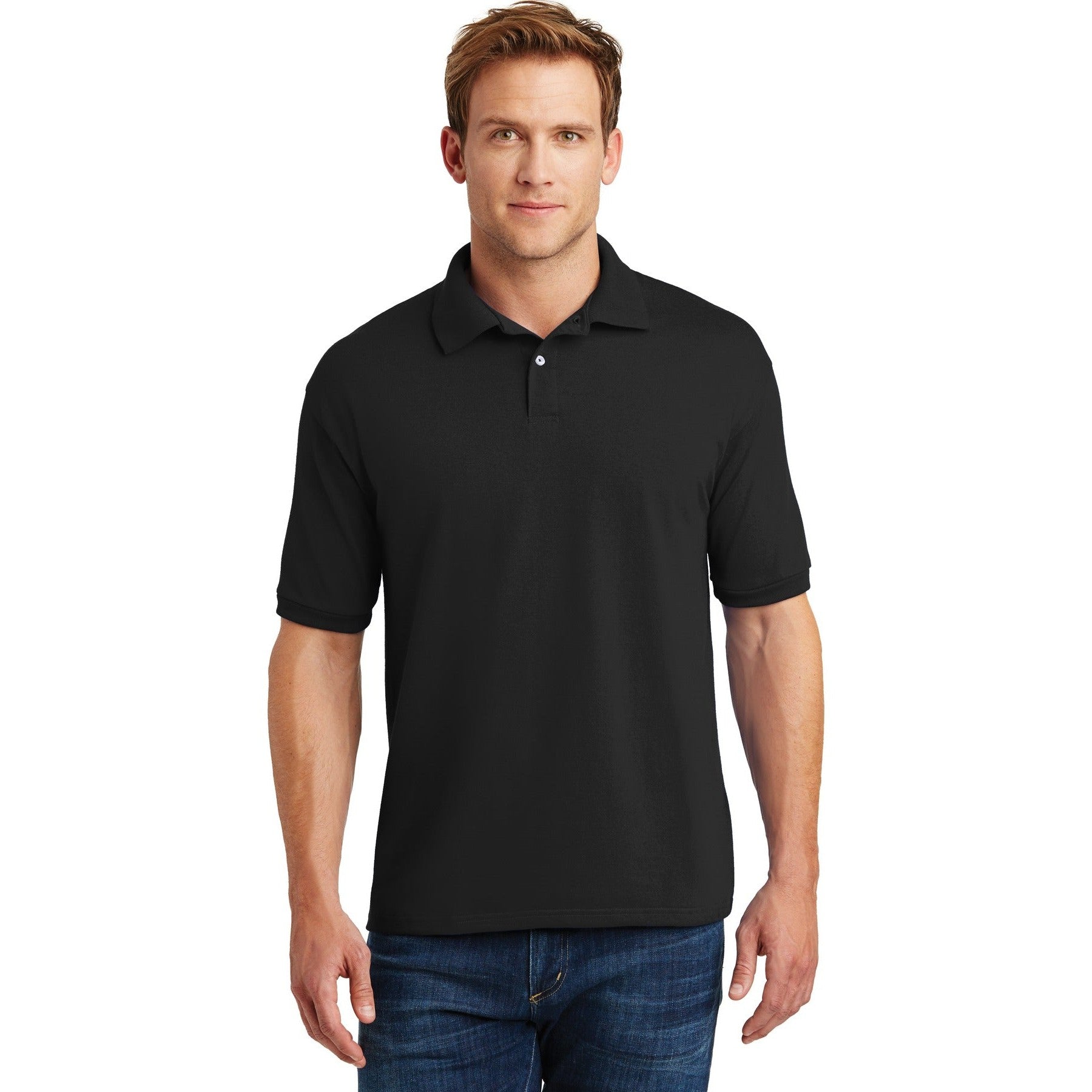 Hanes-Hanes® EcoSmart® - 5.2-Ounce Jersey Knit Sport Shirt. 054X-MedTech-1